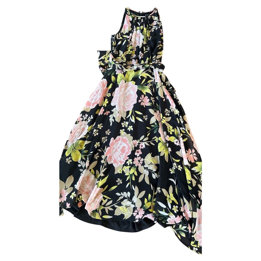 Tahari by Arthur S. Levine Sleeveless Floral Dress Size 4